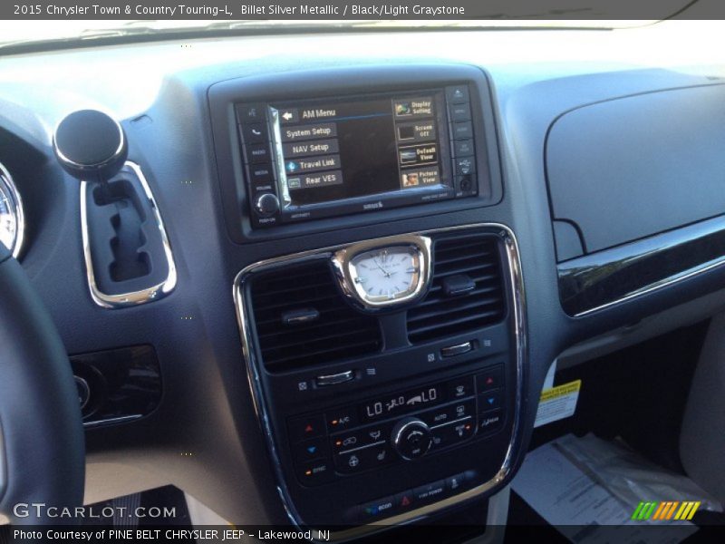 Billet Silver Metallic / Black/Light Graystone 2015 Chrysler Town & Country Touring-L