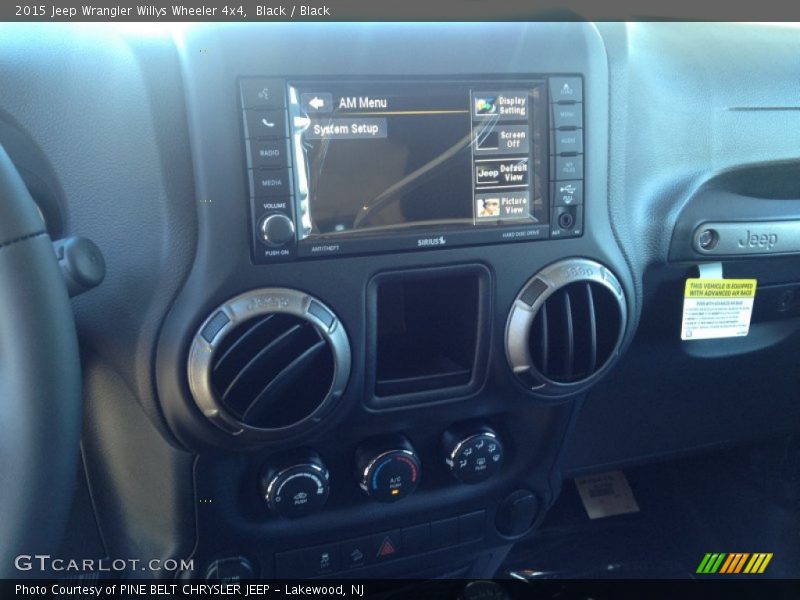 Black / Black 2015 Jeep Wrangler Willys Wheeler 4x4