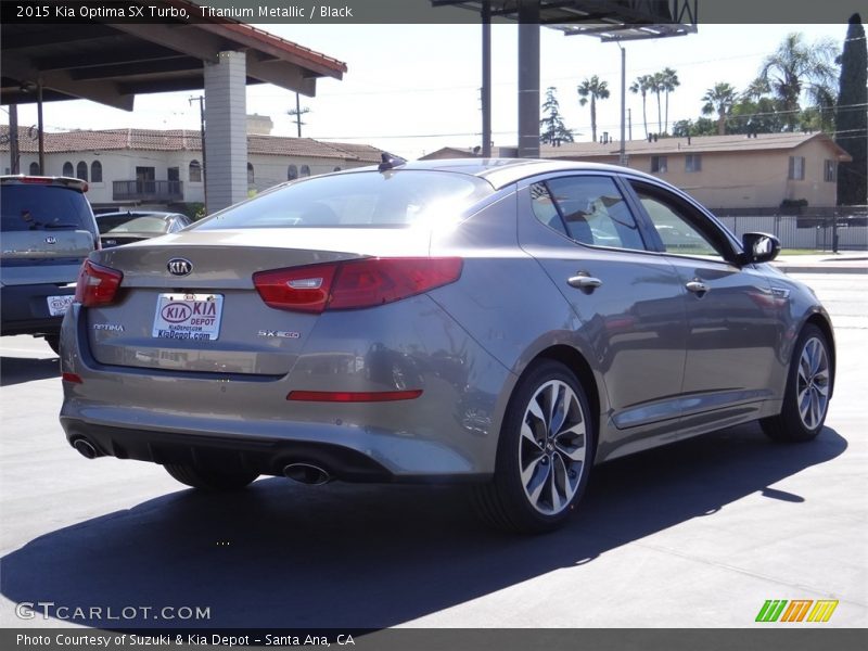 Titanium Metallic / Black 2015 Kia Optima SX Turbo
