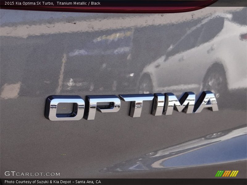 Titanium Metallic / Black 2015 Kia Optima SX Turbo