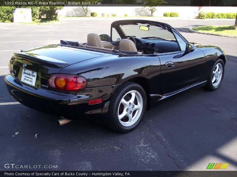 Brilliant Black / Tan 1999 Mazda MX-5 Miata Roadster