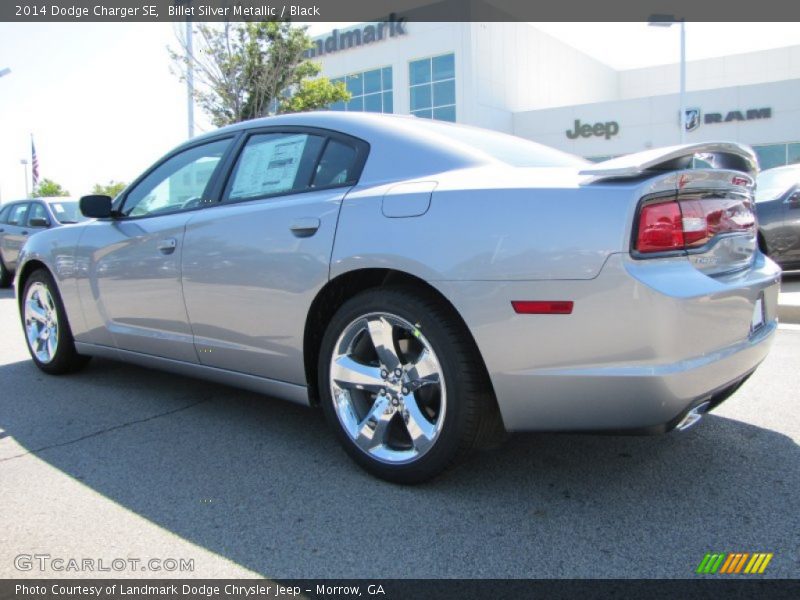 Billet Silver Metallic / Black 2014 Dodge Charger SE