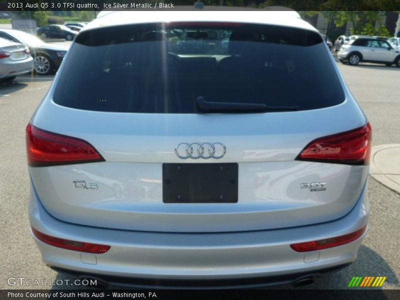 Ice Silver Metallic / Black 2013 Audi Q5 3.0 TFSI quattro