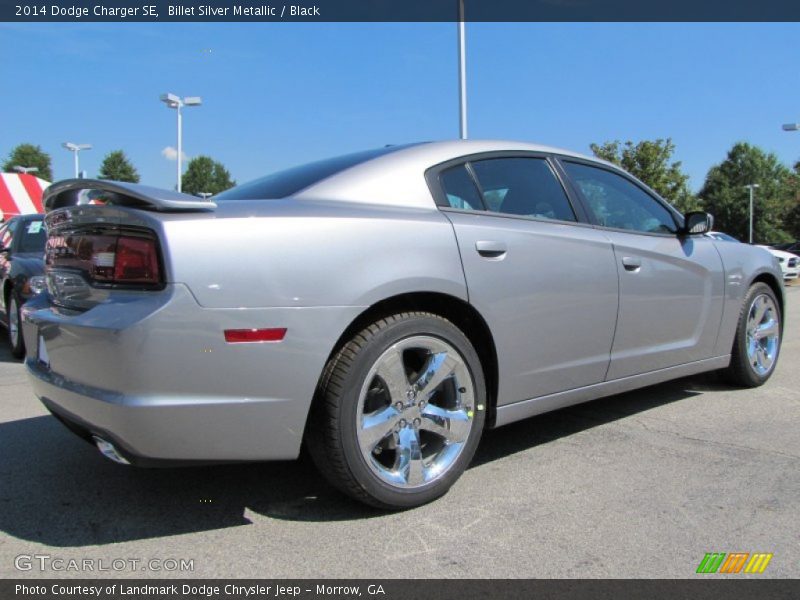 Billet Silver Metallic / Black 2014 Dodge Charger SE