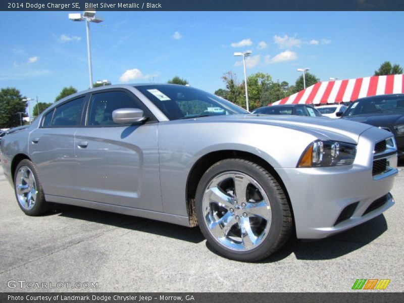 Billet Silver Metallic / Black 2014 Dodge Charger SE