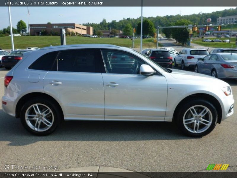 Ice Silver Metallic / Black 2013 Audi Q5 3.0 TFSI quattro