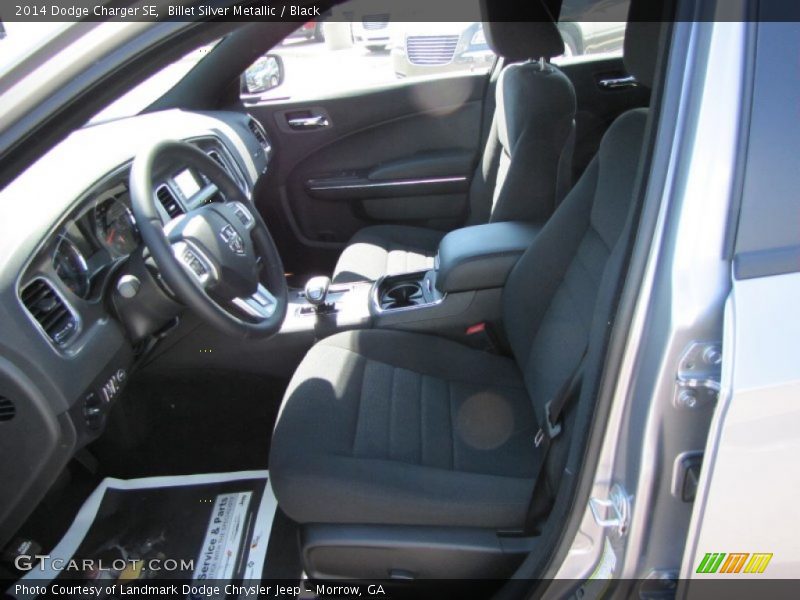 Billet Silver Metallic / Black 2014 Dodge Charger SE
