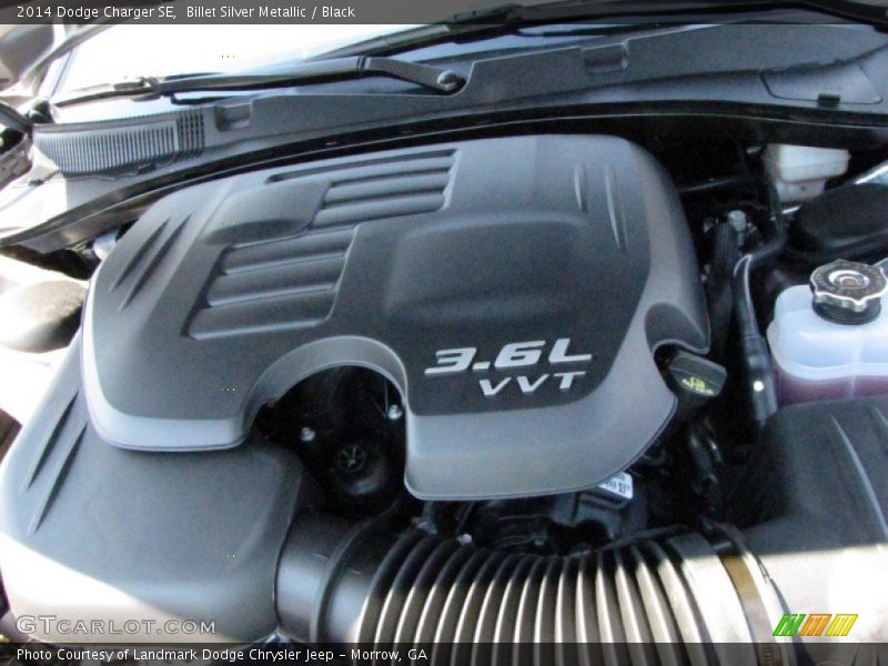 Billet Silver Metallic / Black 2014 Dodge Charger SE