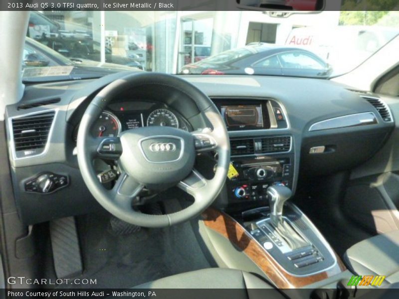 Ice Silver Metallic / Black 2013 Audi Q5 3.0 TFSI quattro