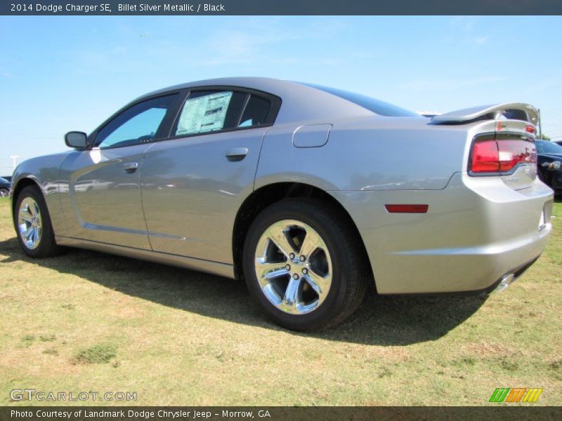 Billet Silver Metallic / Black 2014 Dodge Charger SE