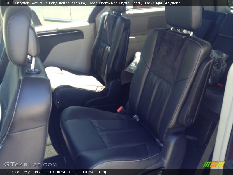 Deep Cherry Red Crystal Pearl / Black/Light Graystone 2015 Chrysler Town & Country Limited Platinum