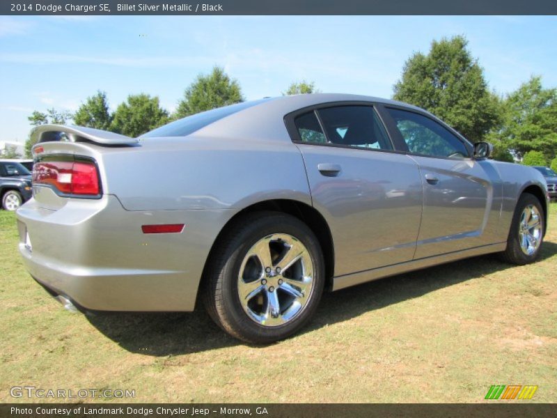Billet Silver Metallic / Black 2014 Dodge Charger SE