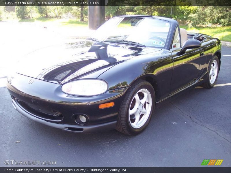 Brilliant Black / Tan 1999 Mazda MX-5 Miata Roadster