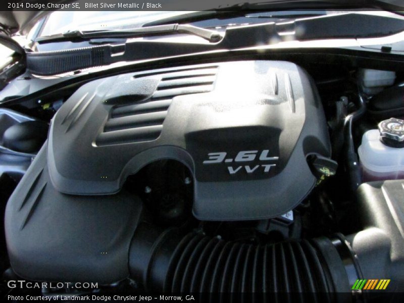 Billet Silver Metallic / Black 2014 Dodge Charger SE