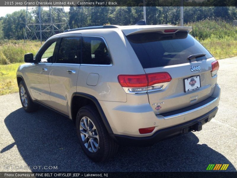 Cashmere Pearl / Black 2015 Jeep Grand Cherokee Limited 4x4