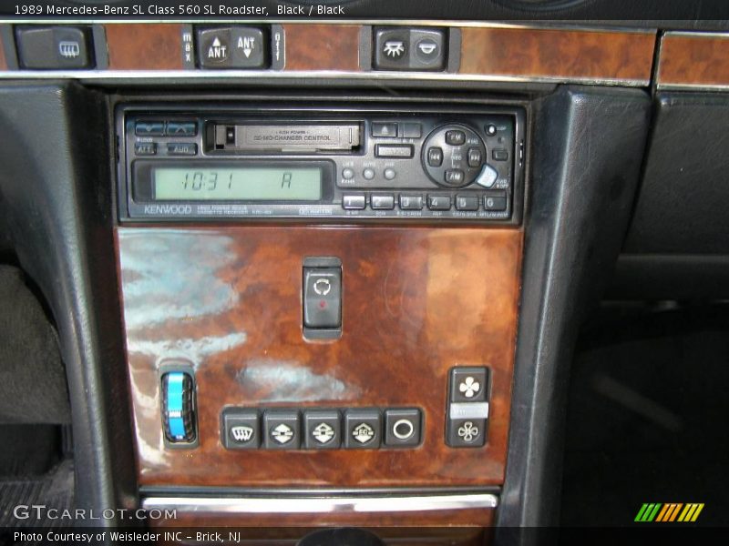 Black / Black 1989 Mercedes-Benz SL Class 560 SL Roadster