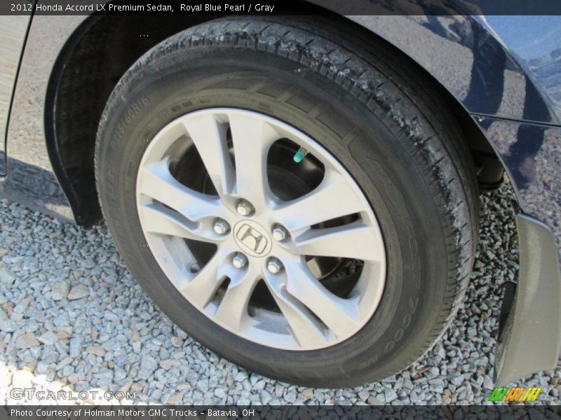 Royal Blue Pearl / Gray 2012 Honda Accord LX Premium Sedan