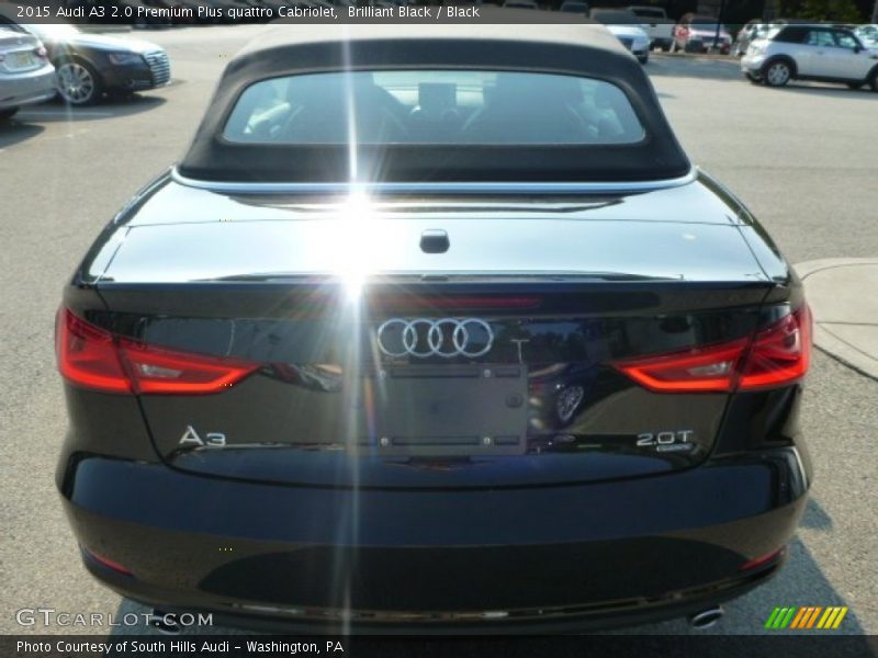 Brilliant Black / Black 2015 Audi A3 2.0 Premium Plus quattro Cabriolet