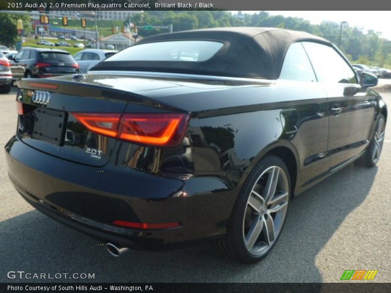 Brilliant Black / Black 2015 Audi A3 2.0 Premium Plus quattro Cabriolet