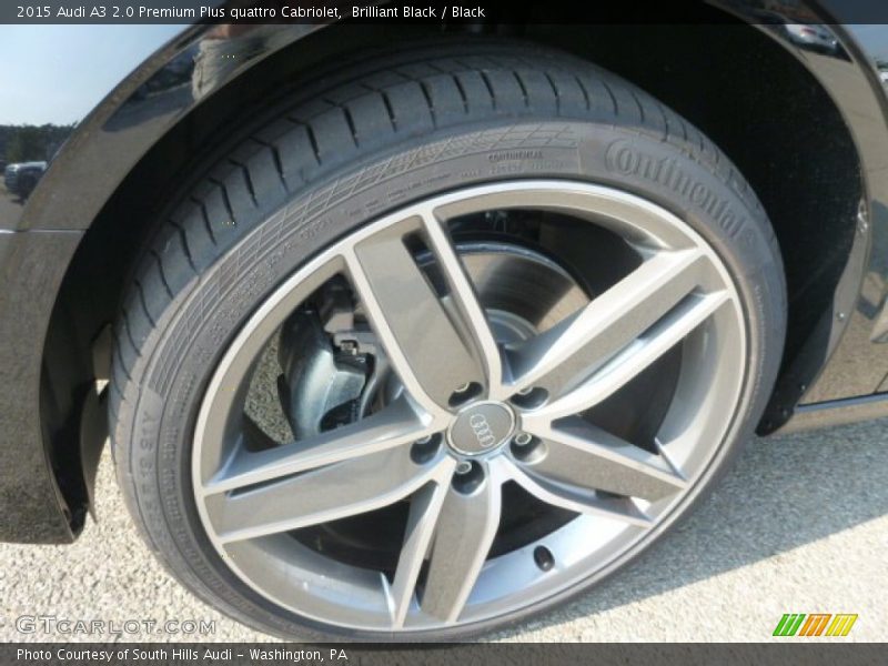 Brilliant Black / Black 2015 Audi A3 2.0 Premium Plus quattro Cabriolet