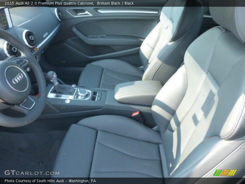 Brilliant Black / Black 2015 Audi A3 2.0 Premium Plus quattro Cabriolet