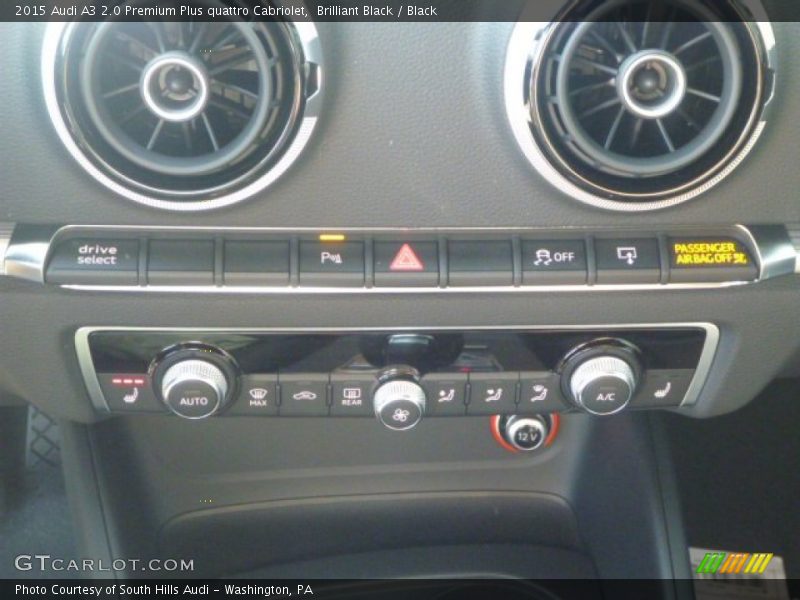 Brilliant Black / Black 2015 Audi A3 2.0 Premium Plus quattro Cabriolet
