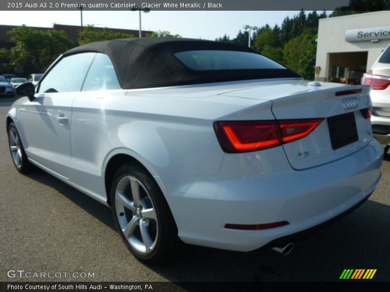 Glacier White Metallic / Black 2015 Audi A3 2.0 Premium quattro Cabriolet