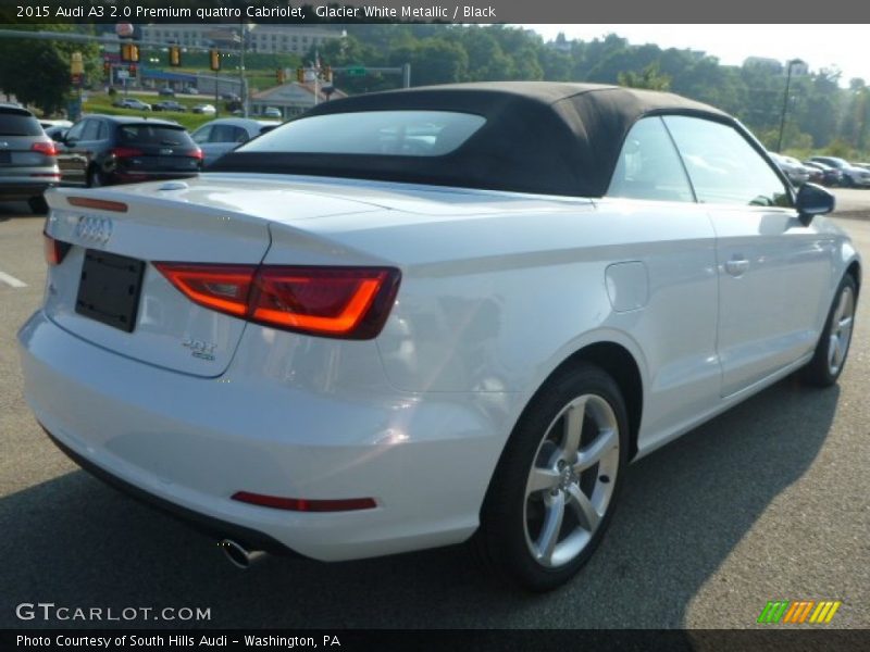 Glacier White Metallic / Black 2015 Audi A3 2.0 Premium quattro Cabriolet