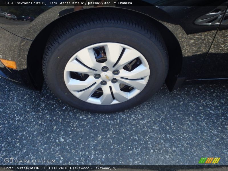 Black Granite Metallic / Jet Black/Medium Titanium 2014 Chevrolet Cruze LS