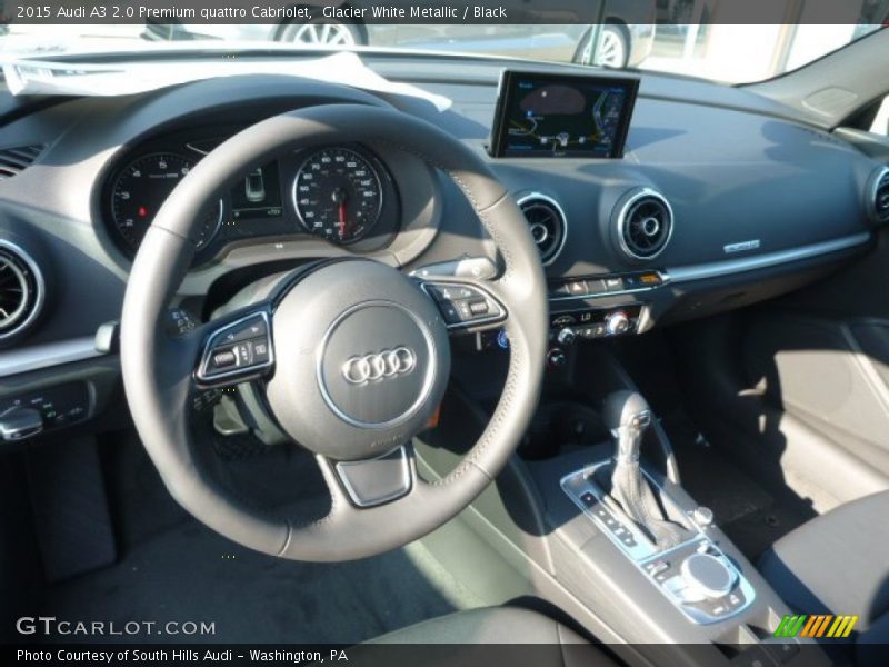 Glacier White Metallic / Black 2015 Audi A3 2.0 Premium quattro Cabriolet