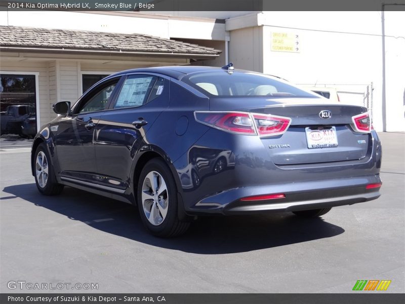 Smokey Blue / Beige 2014 Kia Optima Hybrid LX