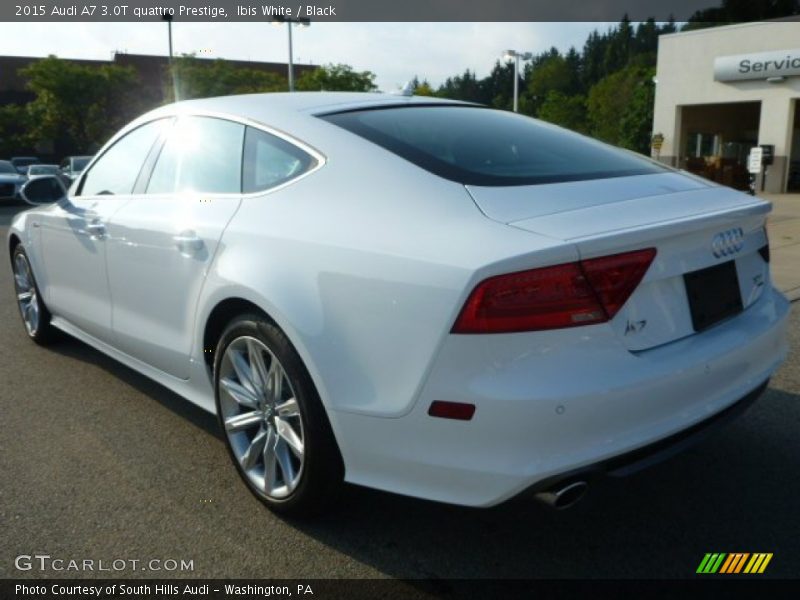 Ibis White / Black 2015 Audi A7 3.0T quattro Prestige