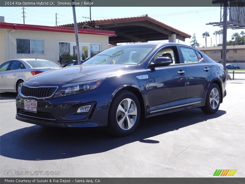 Smokey Blue / Beige 2014 Kia Optima Hybrid LX