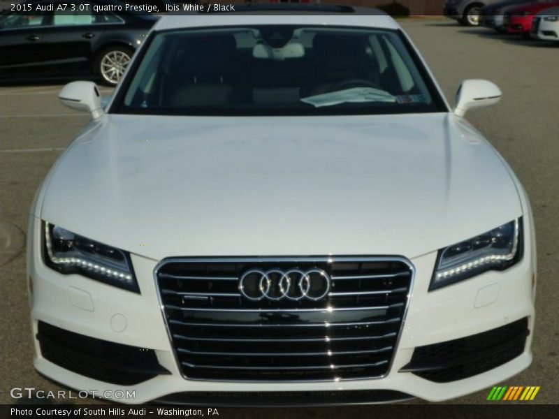 Ibis White / Black 2015 Audi A7 3.0T quattro Prestige