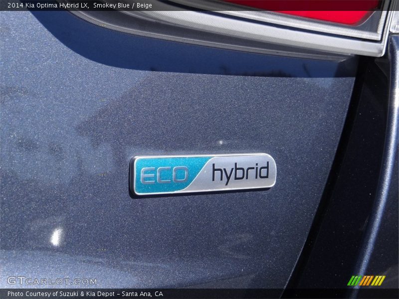 Smokey Blue / Beige 2014 Kia Optima Hybrid LX