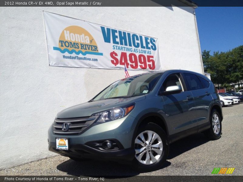 Opal Sage Metallic / Gray 2012 Honda CR-V EX 4WD