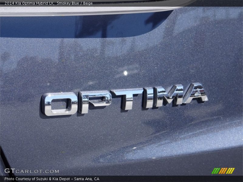 Smokey Blue / Beige 2014 Kia Optima Hybrid LX