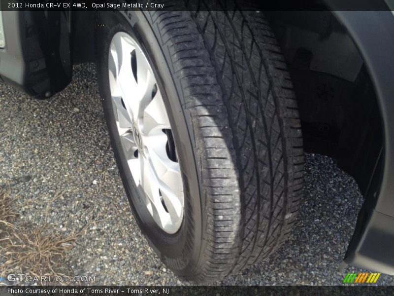 Opal Sage Metallic / Gray 2012 Honda CR-V EX 4WD