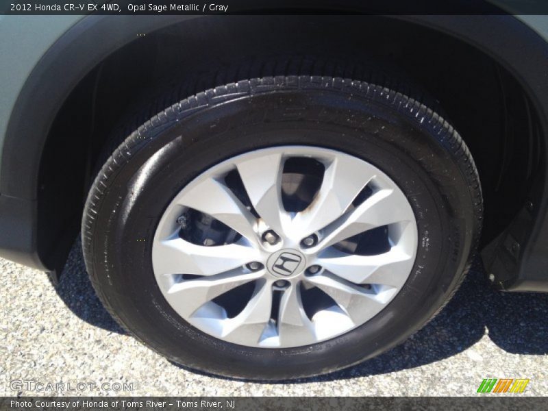 Opal Sage Metallic / Gray 2012 Honda CR-V EX 4WD