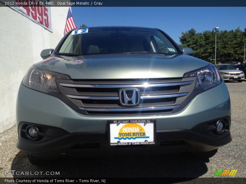 Opal Sage Metallic / Gray 2012 Honda CR-V EX 4WD