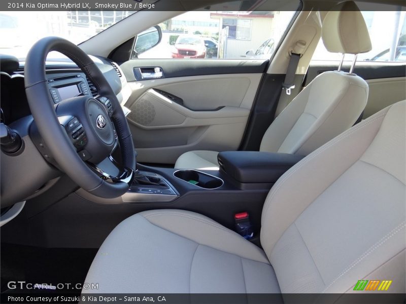 Smokey Blue / Beige 2014 Kia Optima Hybrid LX