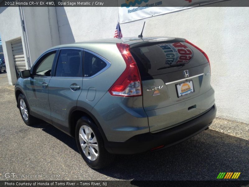 Opal Sage Metallic / Gray 2012 Honda CR-V EX 4WD