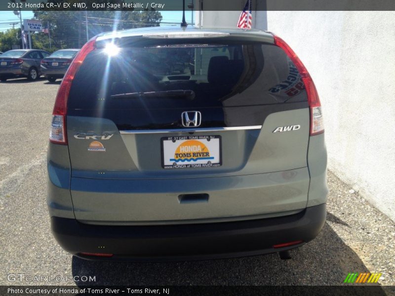 Opal Sage Metallic / Gray 2012 Honda CR-V EX 4WD