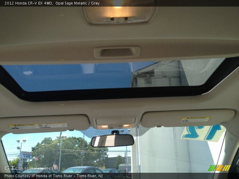 Opal Sage Metallic / Gray 2012 Honda CR-V EX 4WD