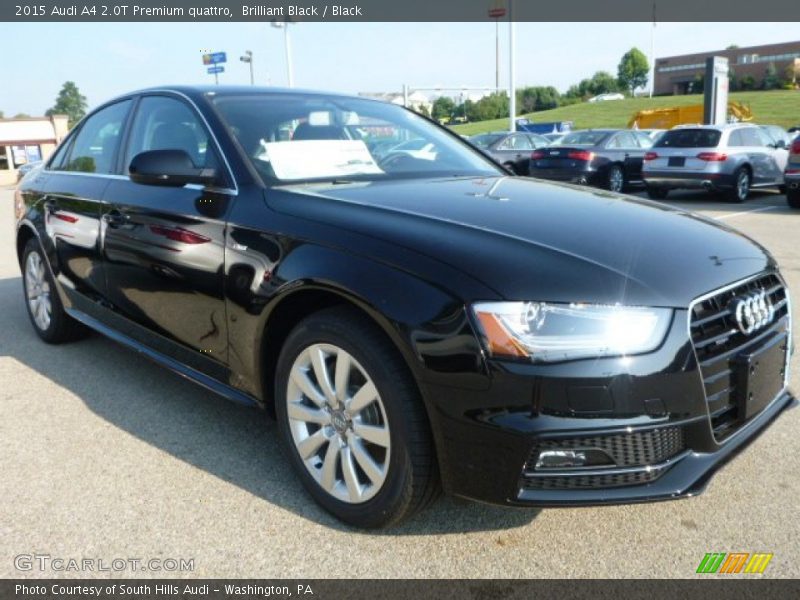 Brilliant Black / Black 2015 Audi A4 2.0T Premium quattro