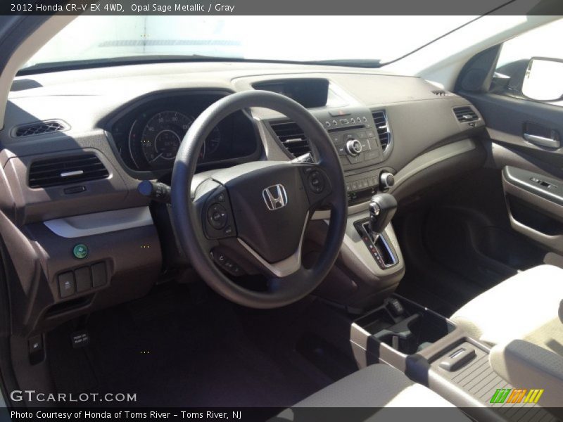 Opal Sage Metallic / Gray 2012 Honda CR-V EX 4WD