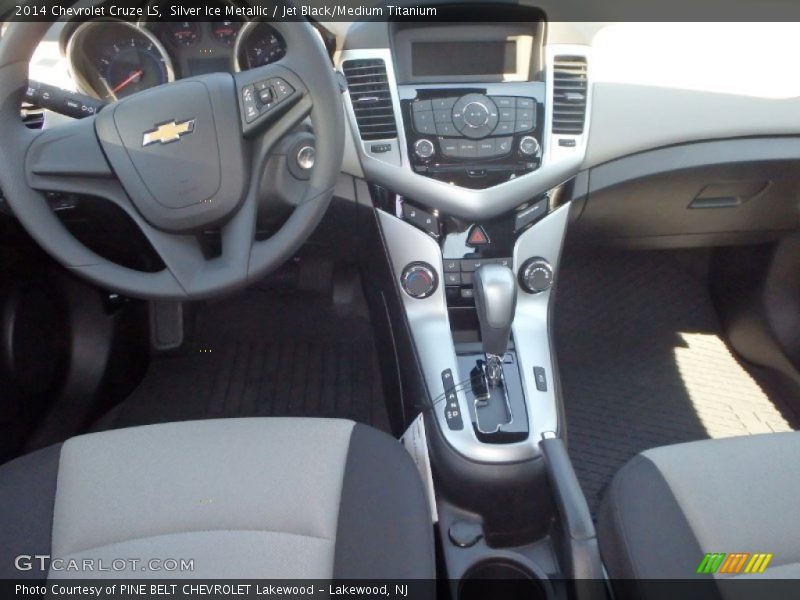 Silver Ice Metallic / Jet Black/Medium Titanium 2014 Chevrolet Cruze LS