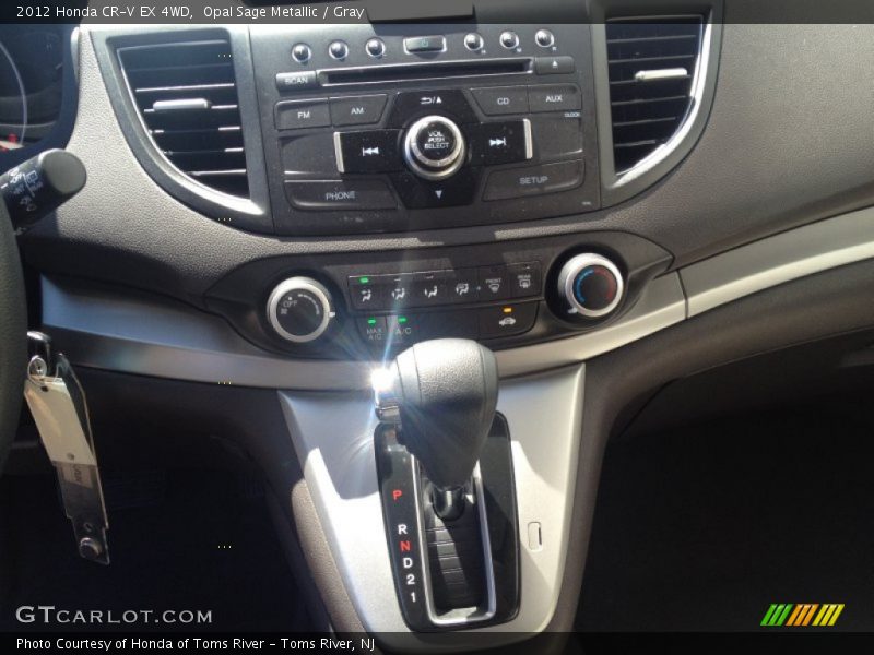 Opal Sage Metallic / Gray 2012 Honda CR-V EX 4WD