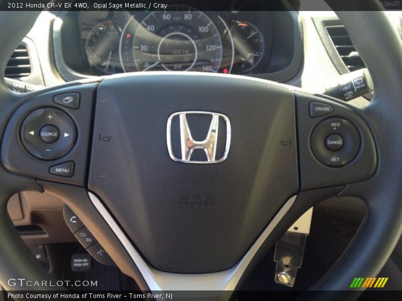 Opal Sage Metallic / Gray 2012 Honda CR-V EX 4WD