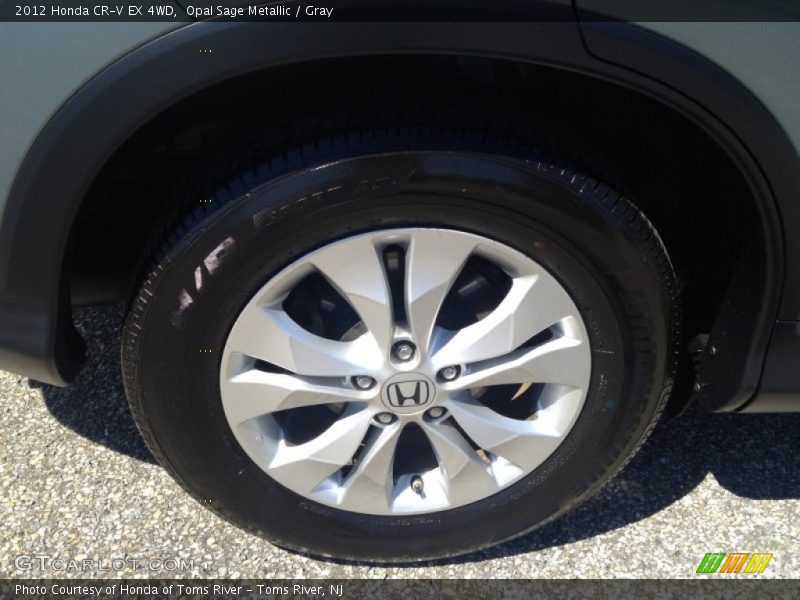 Opal Sage Metallic / Gray 2012 Honda CR-V EX 4WD